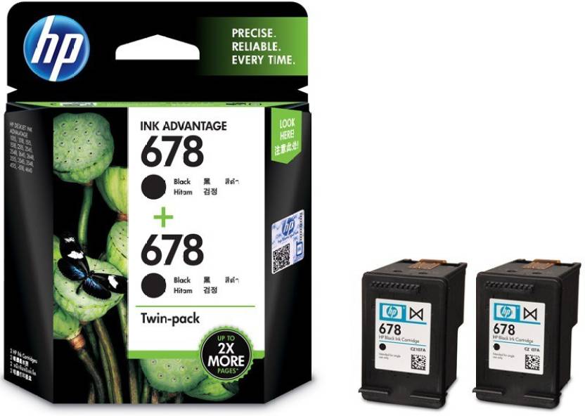 HP 678 Combo Pack Multi Color Ink Cartridge  